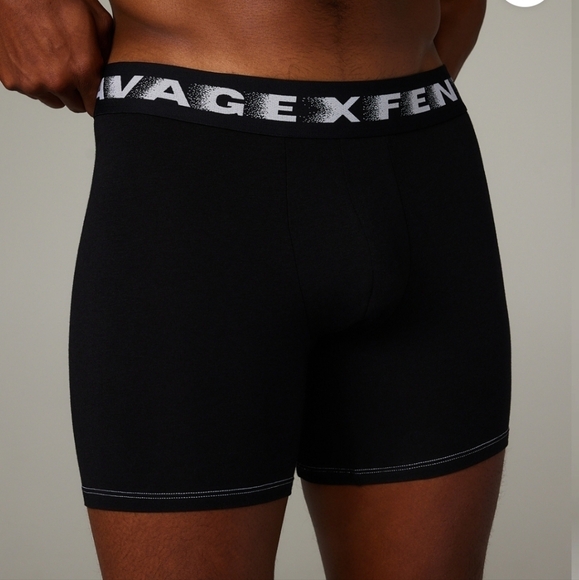 NWT Savage X Fenty By Rihanna bed of dreams boxer briefs in caviar - Picture 1 of 6